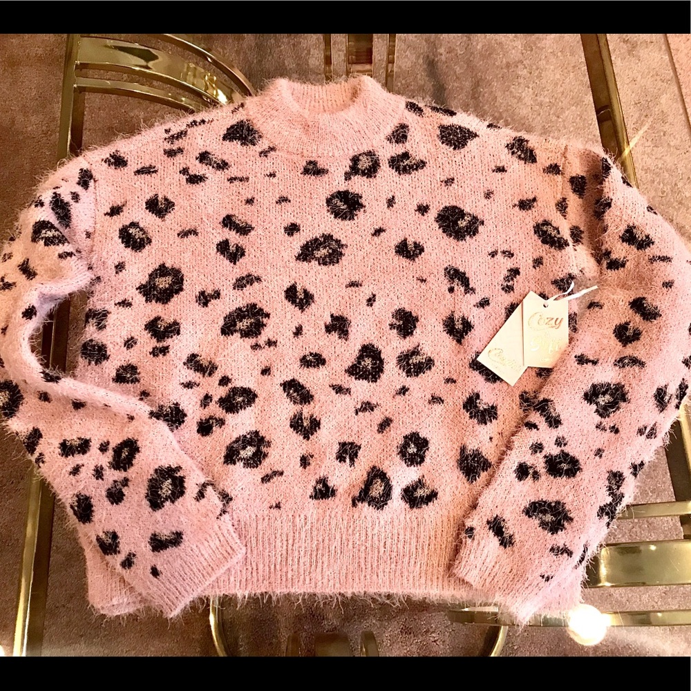 Candie’s Eyelash Mock Neck Pullover Sweater